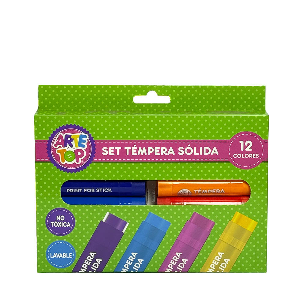 Ya probaste nuestras témperas sólidas? Una forma más práctica y lúdica de darle color a tus dibujos! 🌈 Trazo súper suave 🌈 Acuarelables 🌈 No tóxicas 🌈 Grosor del trazo 15 mm Ya probaste nuestras témperas sólidas? Una forma más práctica y lúdica de darle color a tus dibujos! 🌈 Trazo súper suave 🌈 Acuarelables 🌈 No tóxicas 🌈 Grosor del trazo 15 mm
