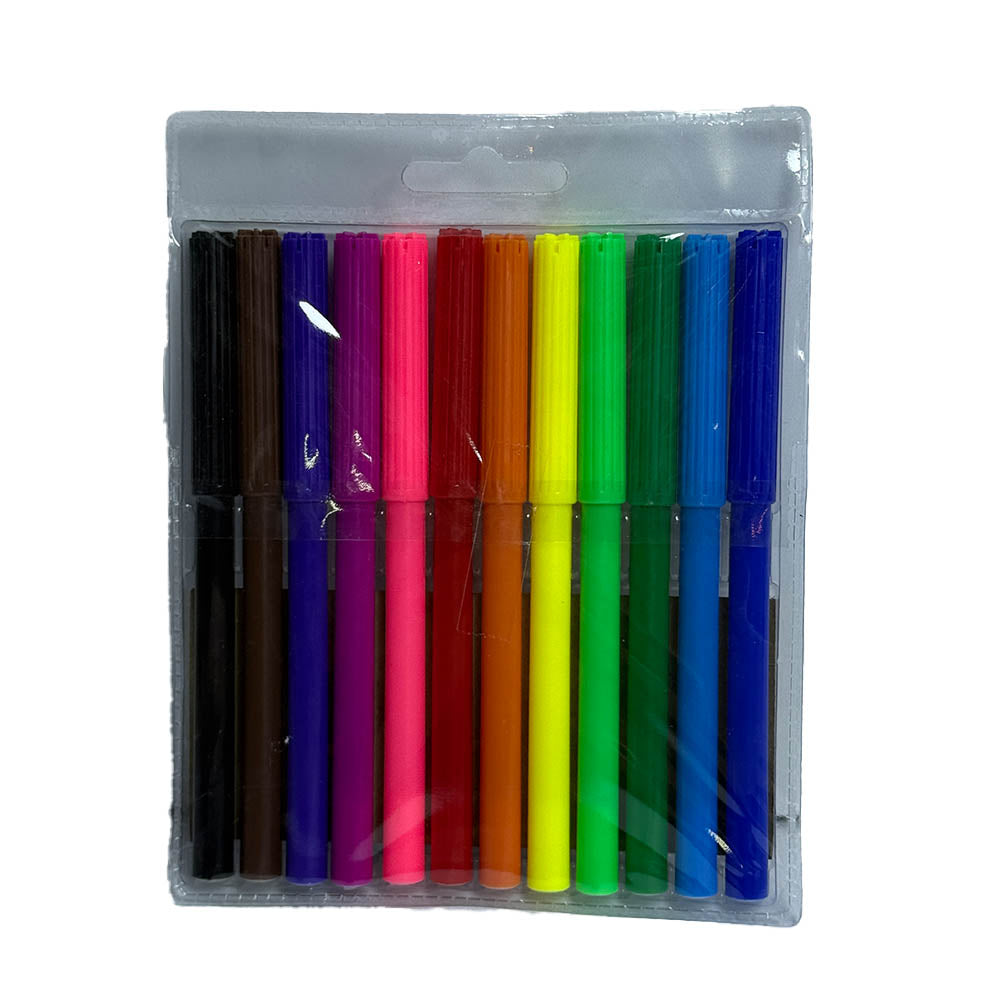 Marcadores Lápices Scripto 12 Colores Fixocolor