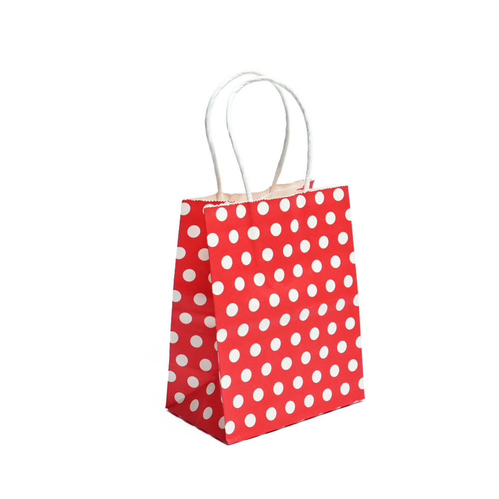 12 Bolsas de Papel Kraft 12x15x6cm con Manilla – Boutique y Cumpleaños
