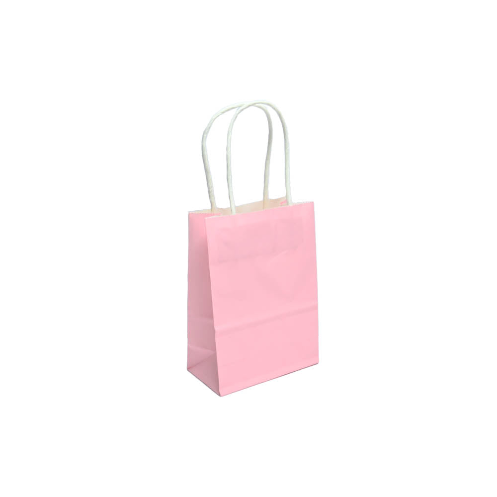 12 Bolsas de Papel Kraft 12x15x6cm con Manilla – Boutique y Cumpleaños