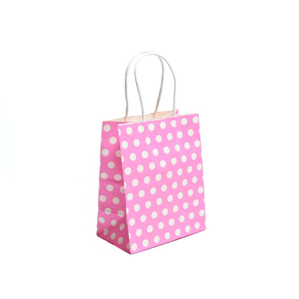 12 Bolsas de Papel Kraft 12x15x6cm con Manilla – Boutique y Cumpleaños