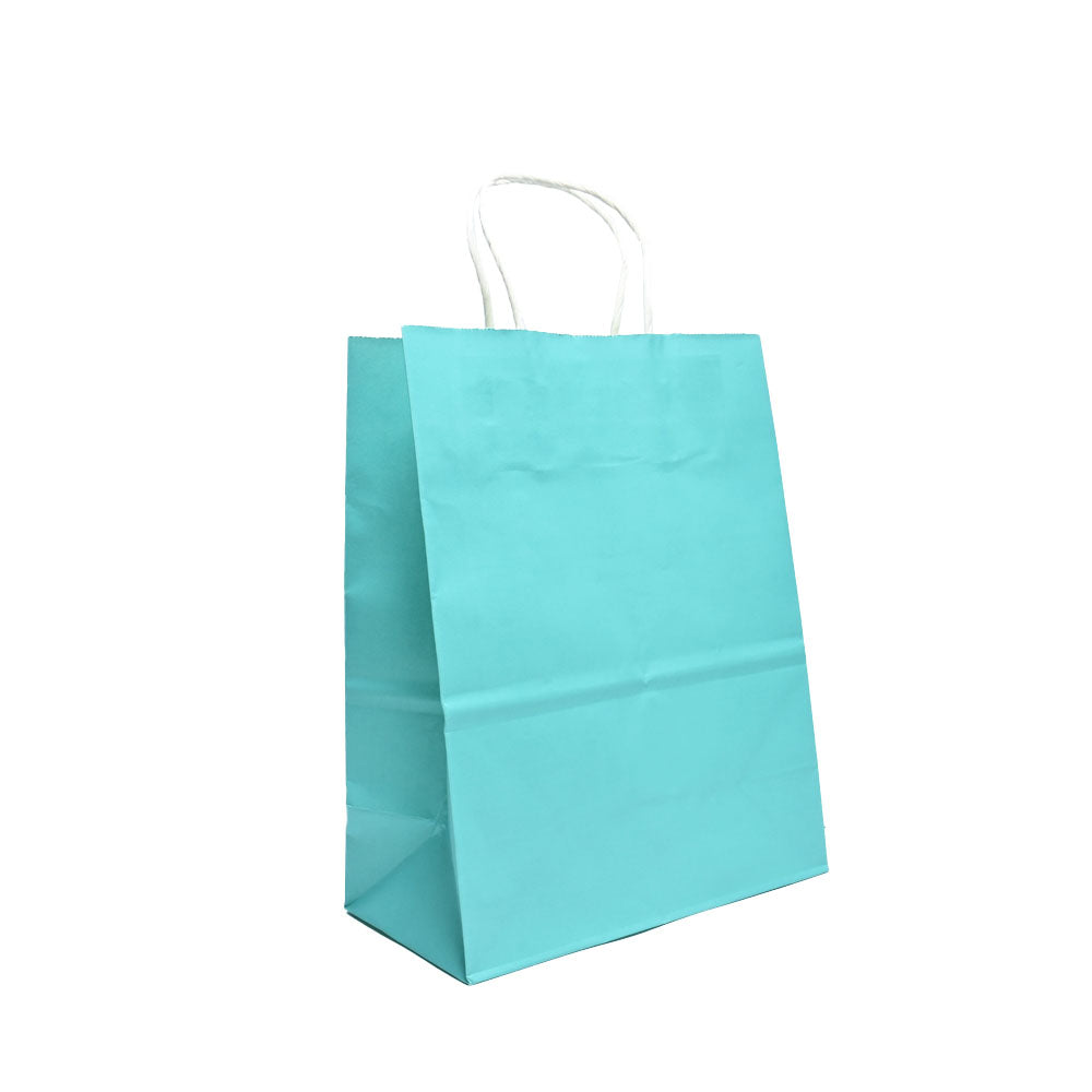 12 Bolsas de Papel Kraft 12x15x6cm con Manilla – Boutique y Cumpleaños