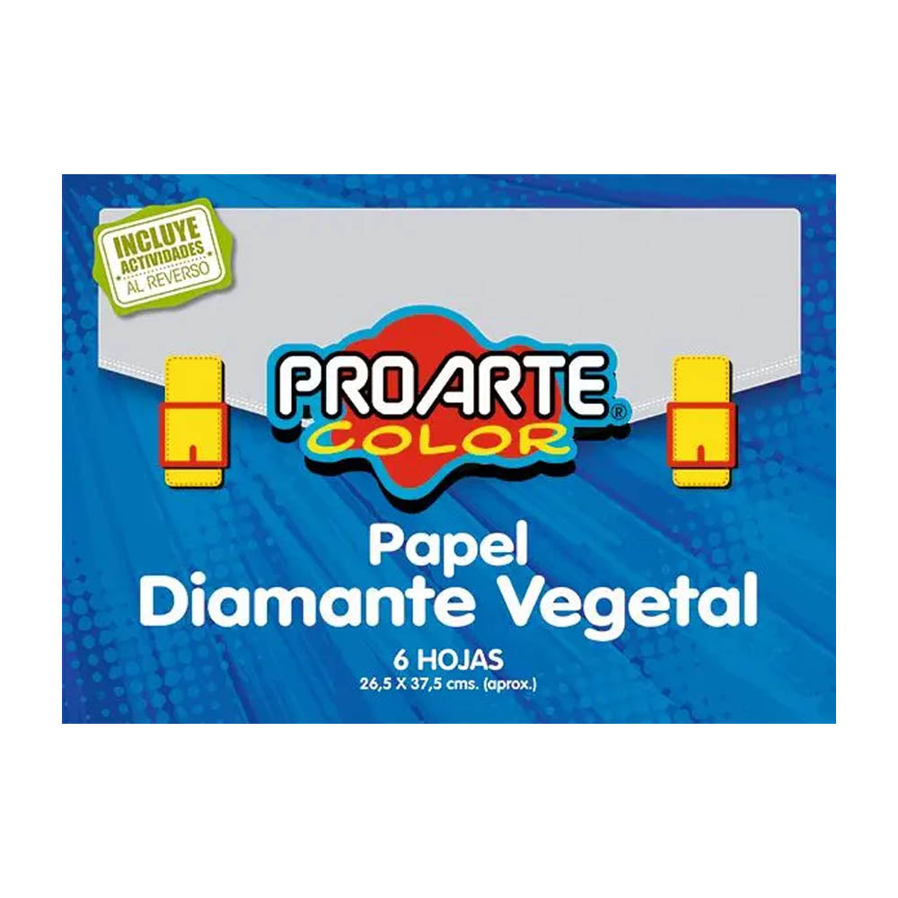 Carpeta Block Papel Diamante Vegetal Proarte