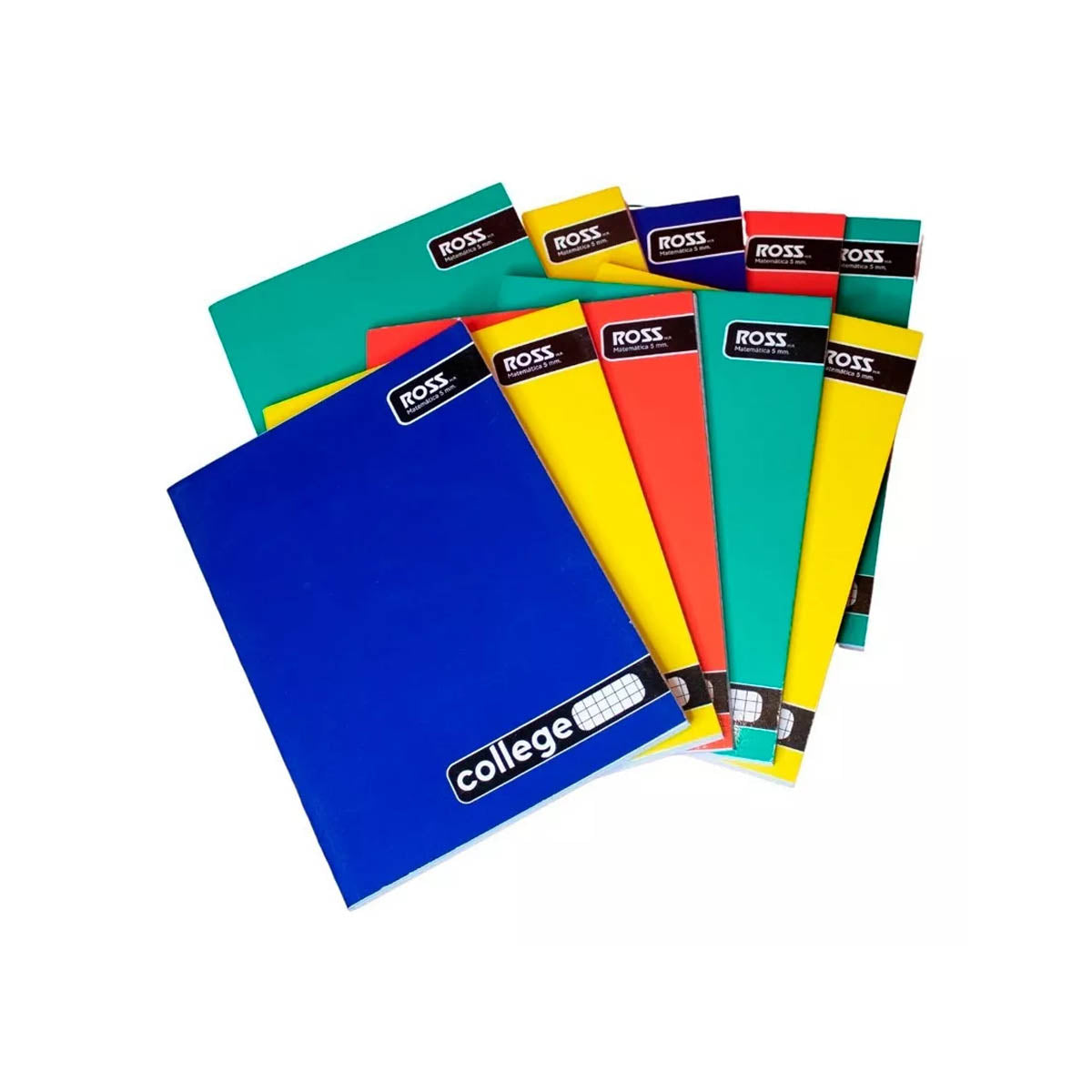 Cuaderno College ROSS 5mm 80 Hojas