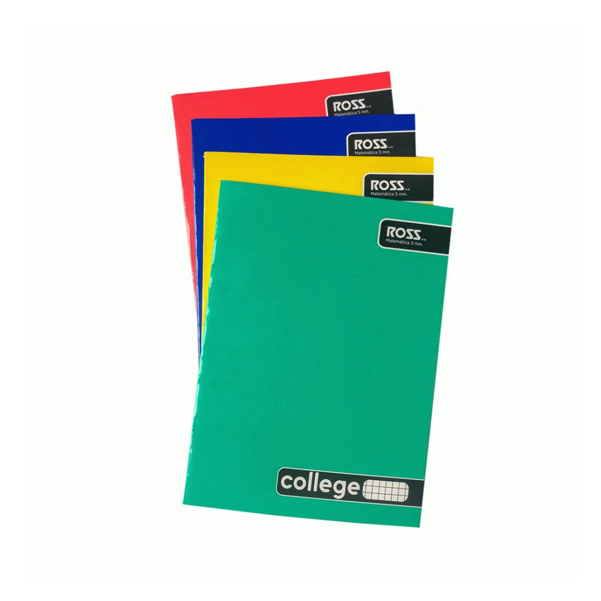 Cuaderno College ROSS 5mm 80 Hojas