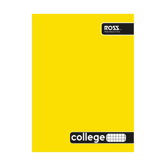 Cuaderno College ROSS 5mm 80 Hojas
