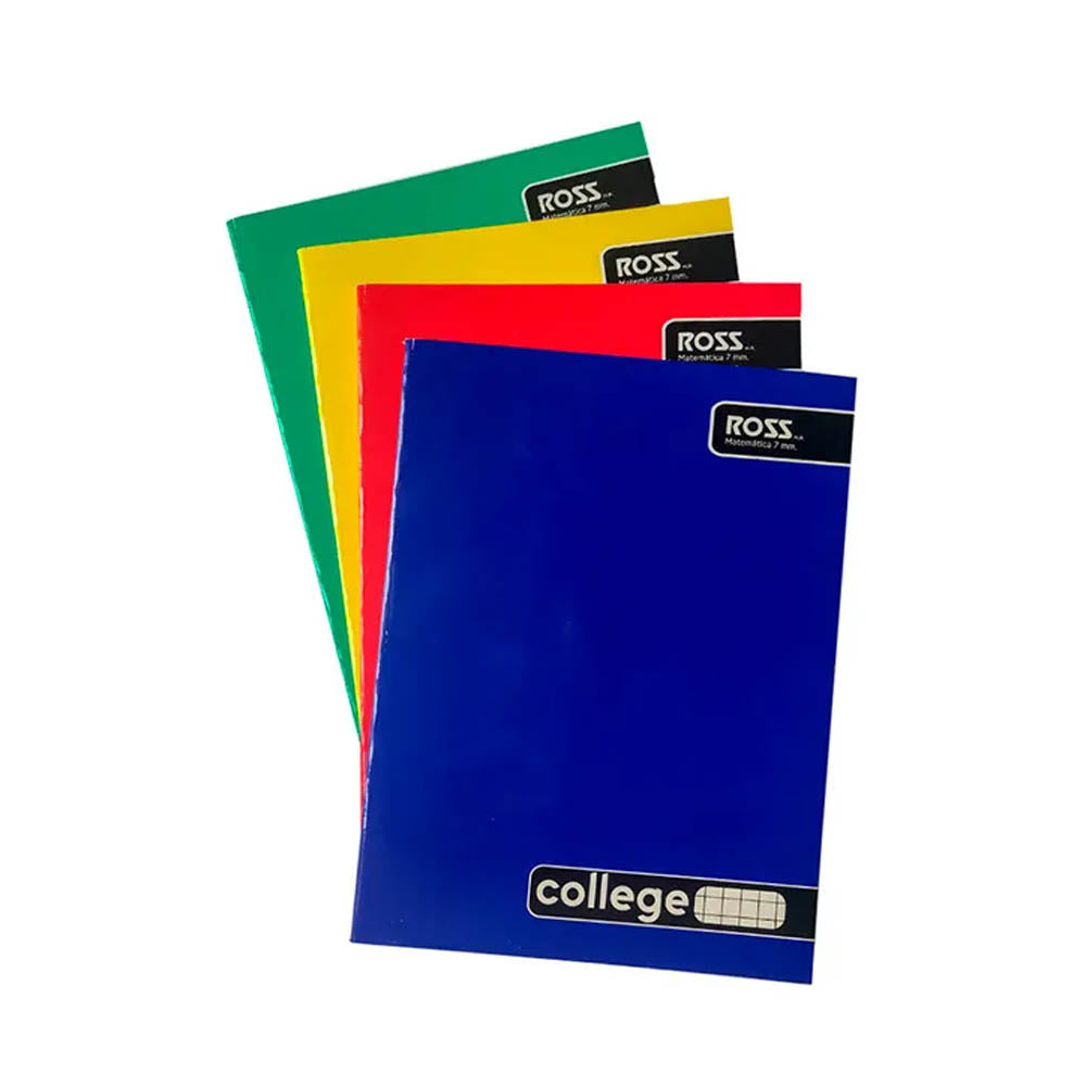 Cuaderno College ROSS 7mm 80 Hojas