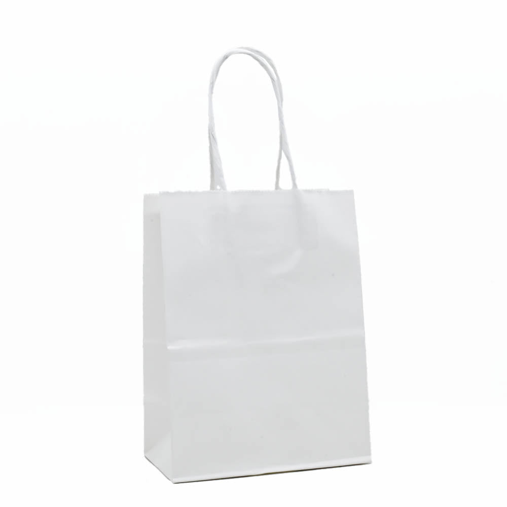 12 Bolsas de Papel Kraft 26x33x12cm con Manilla – Boutique y Cumpleaños