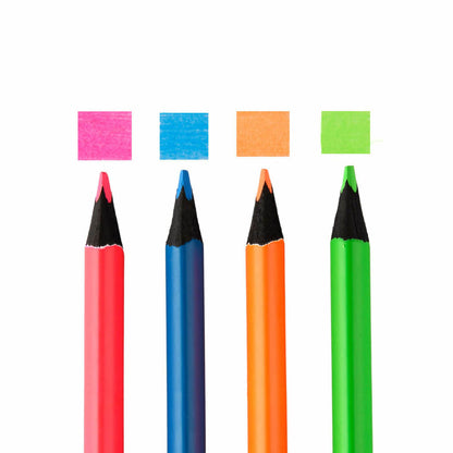 Lápices De Colores Neón Torre