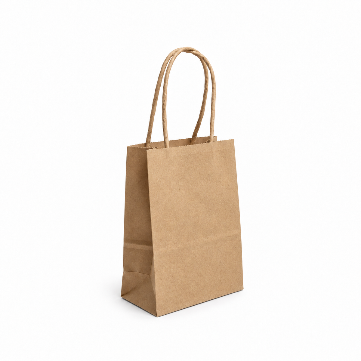 12 Bolsas de Papel Kraft 12x15x6cm con Manilla – Boutique y Cumpleaños